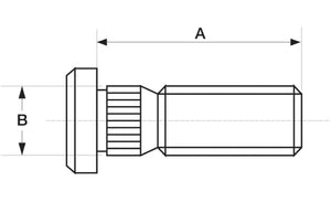 NISMO LONG HUB BOLTS 13.0-60 X 10 SET 40222-RS025