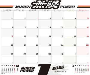 MUGEN CALENDER 2025 FOR  90000-XYW-2025