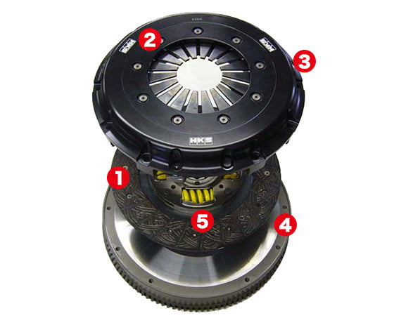 HKS LIGHT ACTION LA CLUTCH KIT FOR TOYOTA GR86 ZN8 SUBARU BRZ ZD8 FA24 26010-AT002 - Black Hawk Japan