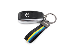 GREDDY 3 STRIPE KEYCHAIN 18001948 - Black Hawk Japan