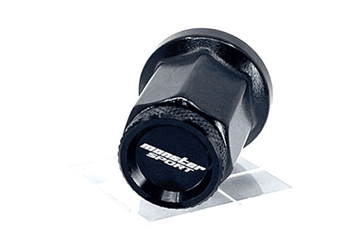 MONSTER SPORT HEPTAGON WHEEL NUTS M12XP1.5 20PCS BLACK ZZTN52-20BK
