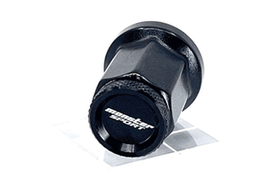 MONSTER SPORT HEPTAGON WHEEL NUTS M12XP1.5 16PCS BLACK ZZTN52-16BK