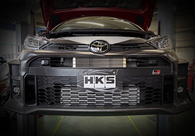 HKS OIL COOLER KIT BLACK S TYPE FOR TOYOTA GR YARIS GXPA16 G16E-GTS 15004-AT113