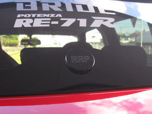 R'S RACING SERVICE REAR WIPER ALUMINUM COVER (BLACK) FOR SUZUKI SWIFT SPORTS ZC33S ZC13S  B33-209BB - Black Hawk Japan