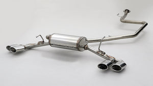 GANADOR 4-PIPE EXHAUST POLISHED FOR TOYOTA PRIUS 6LA-MXWH61 M20A-1VM PAS-103
