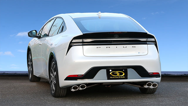 GANADOR 4-PIPE EXHAUST POLISHED FOR TOYOTA PRIUS 6LA-MXWH61 M20A-1VM PAS-103