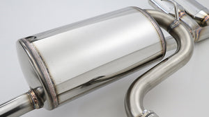 GANADOR 4-PIPE EXHAUST POLISHED FOR TOYOTA PRIUS 6LA-MXWH61 M20A-1VM PAS-103