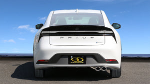 GANADOR DOUBLE PIPE EXHAUST POLISHED FOR TOYOTA PRIUS 6LA-MXWH61 M20A-1VM PAS-104