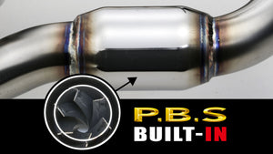 GANADOR PBS SPORT MUFFLER FOR TOYOTA PRIUS 6AA-MXWH60 HYBRID 2WD M20A-FXS PFS-004M