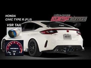 BLITZ NUR-SPEC CUSTOM EDITION EXHAUST SYSTEM FOR HONDA CIVIC TYPE R FL5 63206D