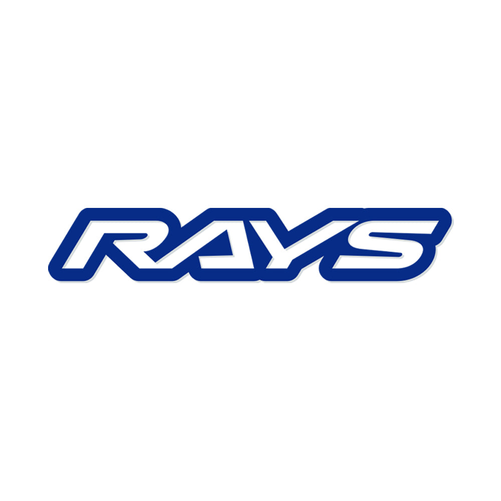 RAYS NO.17 RAYS LOGO STICKER (CUT-OUT LETTER TYPE) 250MM - BLUE 74040200001BL