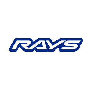 RAYS NO.19 RAYS LOGO STICKER (CUT-OUT LETTER TYPE) 140MM - BLUE 74040200004BL