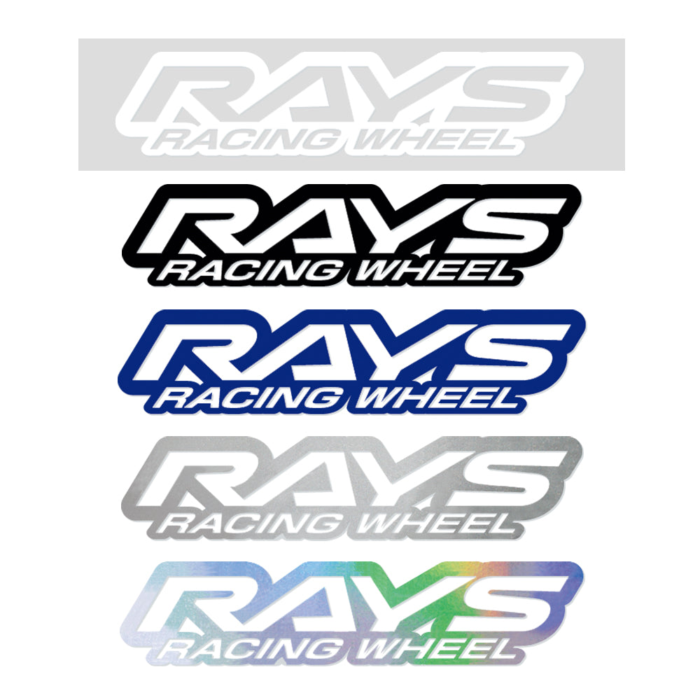 RAYS NO.20 RAYS RACING WHEEL LOGO STICKER 250MM - SILVER 74040200009SL
