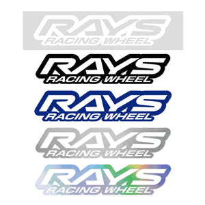 RAYS NO.22 RAYS RACING WHEEL LOGO STICKER 140MM - BLUE 74040200010BL