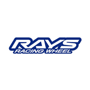 RAYS NO.22 RAYS RACING WHEEL LOGO STICKER 140MM - BLUE 74040200010BL