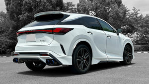 EXART ONE MUFFLER SPORTS SOUND STAINLESS STEEL ROUND Φ101 TAIL EXHAUST EXHAUST FOR LEXUS RX350 5BA-TALA15 5BA-TALA10 T24A-FTS EA02-LX111-RS-TRD-REAR-DIFFUSER