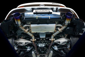 EXART IVSC MUFFLER WITH GRAPHITE TAIL EXHAUST EXHAUST FOR NISSAN FAIRLADY Z RZ34 3BA-RZ34 5BA-RZ34 VR30DETT EA01-NS108-G