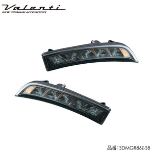 VALENTI JEWEL LED SIDE MARKER CLEAR CHROME FOR TOYOTA GR86 ZN8 SUBARU BRZ ZD8 SDMGR86Z-CC