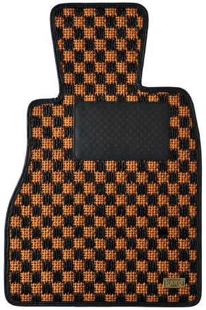 KARO GRAN SISAL CAMEL BLACK FLOOR MATS FOR Toyota Windom MCV30 GRAN-SISAL-1540-CAMEL-BLACK