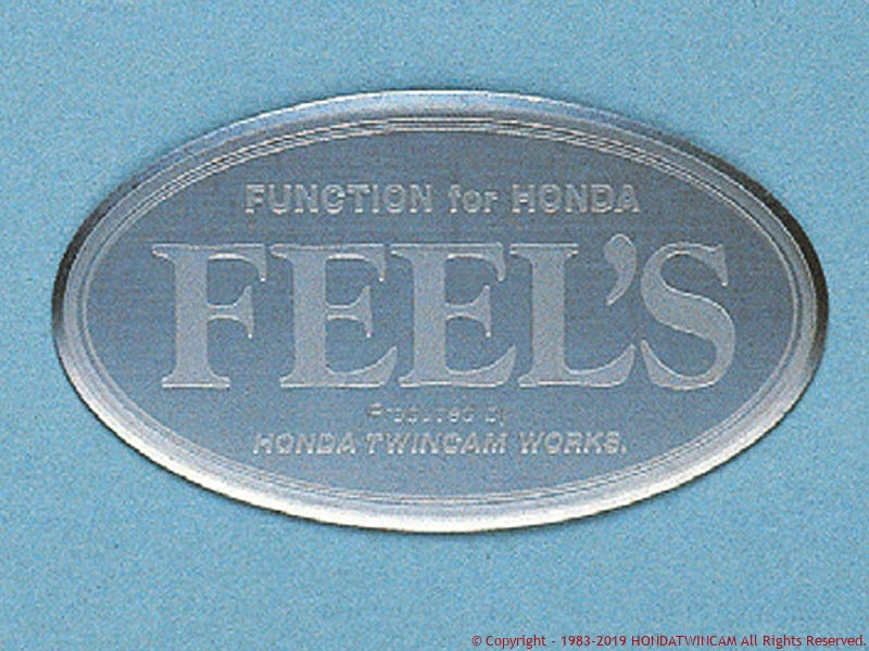 FEEL'S HONDA TWINCAM OVAL TYPE EMBLEM FOR  FEELS-00998