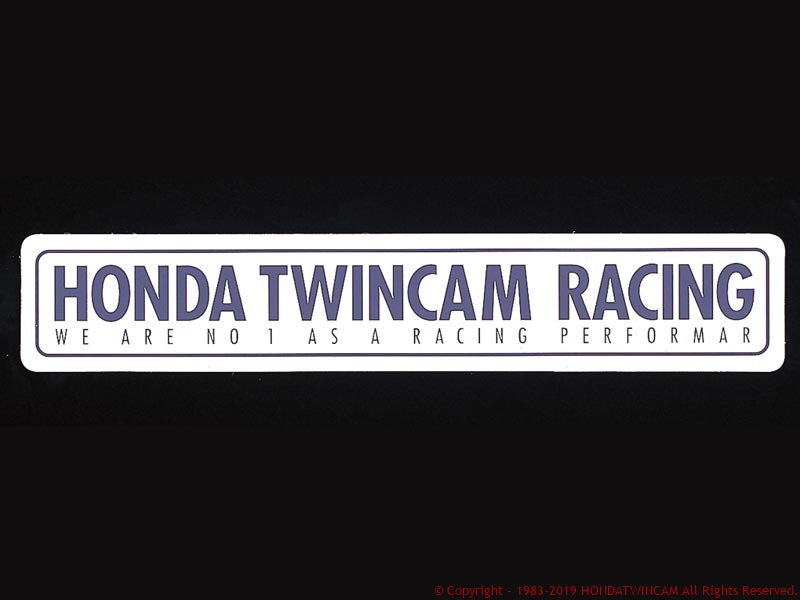 FEEL'S HONDA TWINCAM HONDA TWIN CAM RACING STICKER FEELS-01004