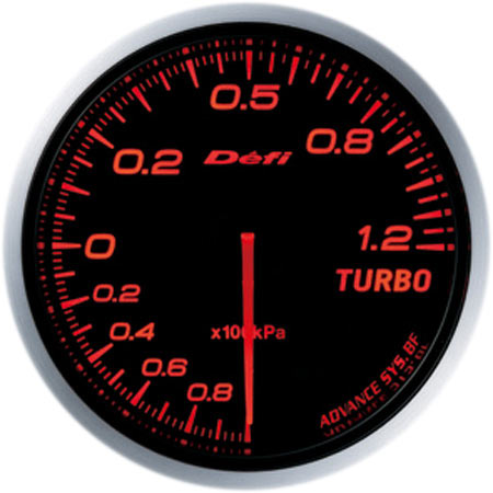 DEFI ADVANCE BF TURBO GAUGE 120KPA MODEL AMBER RED FOR  DF10002