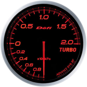 DEFI ADVANCE BF TURBO GAUGE 200KPA MODEL AMBER RED FOR  DF09902