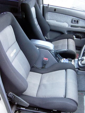 KAWAI WORKS T054L LEFT SIDE SEAT RAIL FOR SPARCO SUPER SPORTS 939 FOR TOYOTA HILUX KZN185W KAWAI-WORKS-11490 - Black Hawk Japan