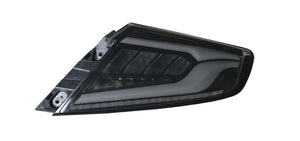 VALENTI JEWEL LED TAIL LAMP ULTRA LIGHT SMOKE BLACK CHROME FOR SUBARU IMPREZA WRX S4 VBH TSWRXU-SB-2