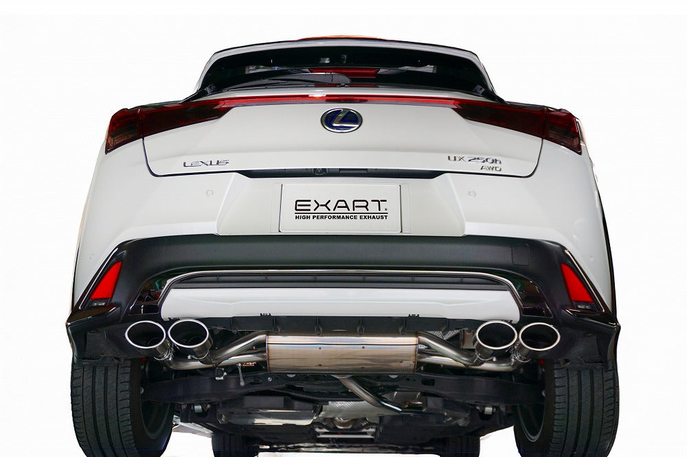 EXART ONE MUFFLER CARBON TAIL EXHAUST EXHAUST FOR LEXUS UX250H AWD 6AA-MZAH15 M20A-FXS EA02-LX120-C