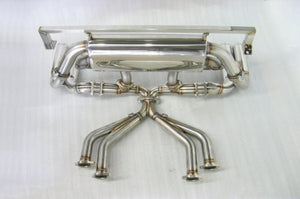 KREISSIEG F1 SOUND VALVETRONIC EXHAUST SYSTEM WONDERWOLF VER. WITH STAINLESS STEEL FLOATING CURL TAIL SANDBLASTED KSG LOGO MARK FOR FERRARI TESTAROSSA FERRARI 512TR FERRARI 512M F512-03-WONDERWOLF-TESTAROSSA-TR-M