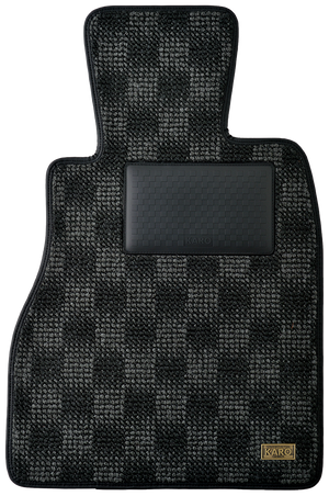 KARO WOOLY PRIME DARK GRAY FLOOR MATS FOR MAZDA AZ-1 PG6SA WOOLY-PRIME-524-GRAY