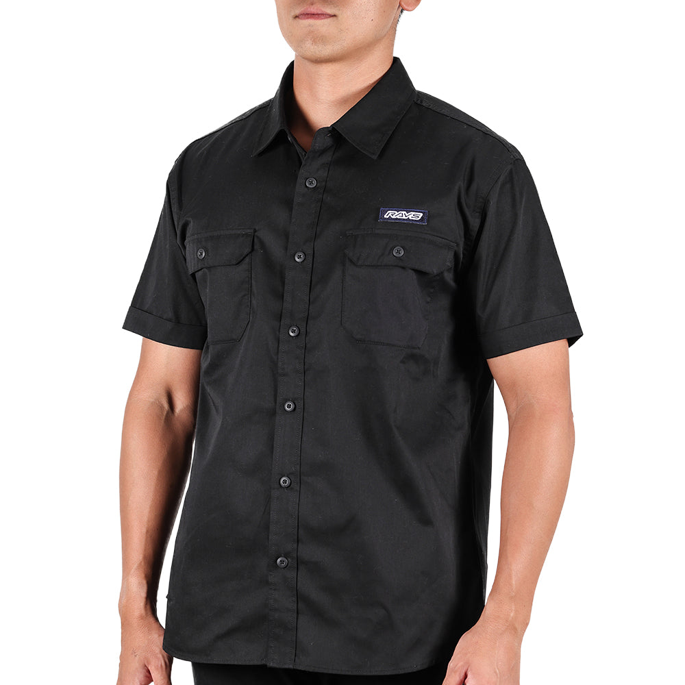 RAYS No.10 RAYS T/C WORK SHIRT 23A SIZE XXL BLACK 7409030020004