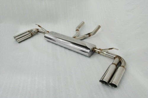 KREISSIEG CAT-BACK F1 SOUND EXHAUST SYSTEM WONDERWOLF VER. TITANIUM FLOATING CURL TAIL SANDBLASTED KSG LOGO MARK S MODEL FOR PORSCHE 955 CAYENNE S  PCAYS-06-TITANIUM-S