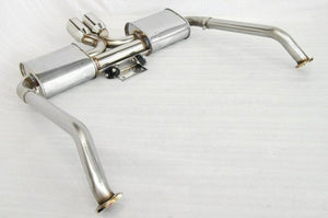 KREISSIEG FIRST CAT-BACK F1 SOUND EXHAUST SYSTEM WONDERWOLF VER. TITANIUM FLOATING CURL TAIL SANDBLASTED KSG LOGO MARK 5SP EARLY MODEL FOR PORSCHE 987 BOXSTER ZENKI  P987B-06-TITANIUM-5SP