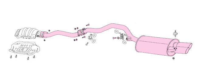 FUJITSUBO Legalis R  Exhaust For DR30 Skyline RS MT 760-15043