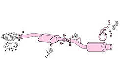 FUJITSUBO POWER Getter typeRS Exhaust For BNR32 Skyline GT-R 100-15064