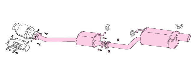 FUJITSUBO Legalis R  Exhaust For GX100 Chaser 2.0 Haimeka twin cam 760-24053