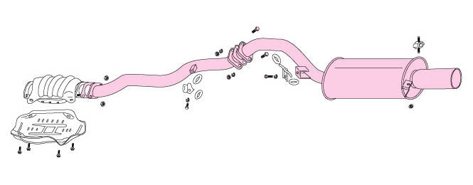 FUJITSUBO Legalis R  Exhaust For DR30 Skyline RS Turbo MT 770-15044