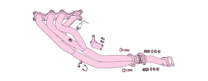 FUJITSUBO Super EX BASIC VERSION  Headers  For NA8C Eunos Roadster 1.8 620-42414