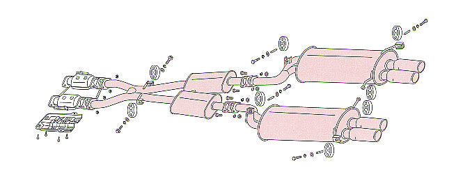 FUJITSUBO Legalis R  Exhaust For JCESE Eunos Cosmo 760-44031