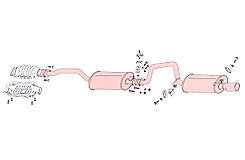 FUJITSUBO Legalis R  Exhaust For Y30 Gloria 2.0 turbo 760-16022