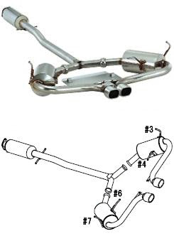 FUJITSUBO Zega Exhaust For RE16 Mini Cooper S minor before 260-91932