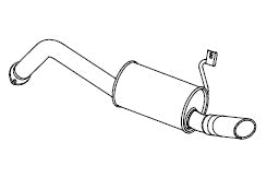 FUJITSUBO AUTHORIZE S Exhaust For ZRE152N Corolla Rumion 1.8S 2WD 360-22751