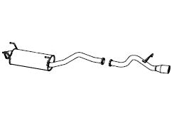 FUJITSUBO AUTHORIZE S Exhaust For KDH206V Regius Ace 3.0 DT 4WD Ronguban standard roof-floor minor after 360-28027