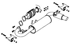 FUJITSUBO POWER Getter Exhaust For SW20 MR2 twin cam 16V AT 160-23523