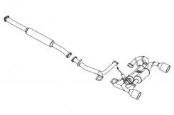 FUJITSUBO AUTHORIZE V Exhaust For ZN6 86 2.0 minor before 860-23112