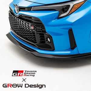 GROW MOTORSPORTS FRONT DIFFUSER GARNISH ABS BLACK 202 FOR TOYOTA GR COROLLA GZEA14H GROW-MOTORSPORTS-00043 - Black Hawk Japan