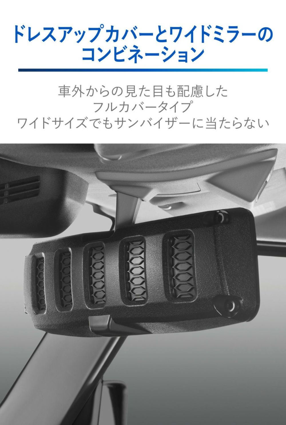 CARMATE RAZO REAR VIEW MIRROR WITH COVER HIGH REFLECTIVE FOR SUZUKI JIMNY JB64 JB74 NZ820