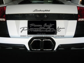 POWER CRAFT HYBRID EXHAUST MUFFLER SYSTEM SUS SQUARE TAIL FOR LAMBORGHINI MURCIELAGO LP640 LP650 P-LA310102